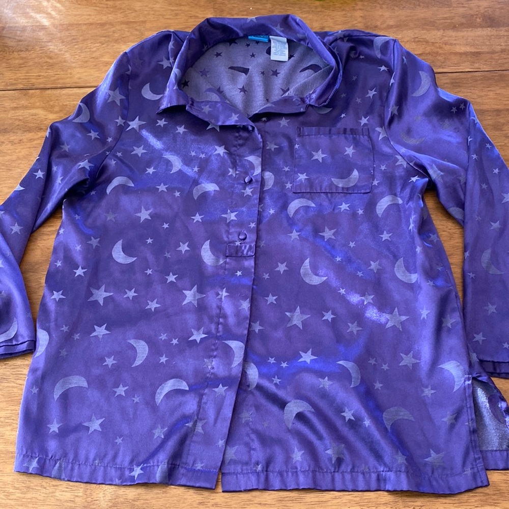 Purple pajama top